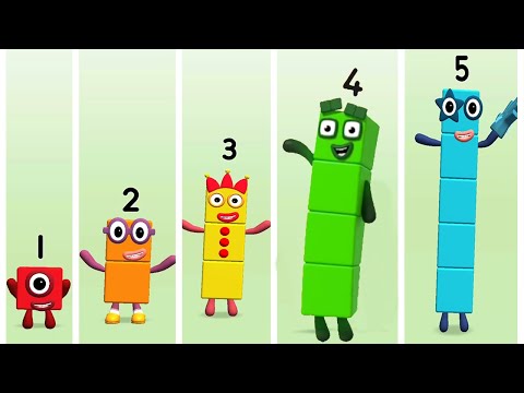 Meet The Numberblocks! - Let's Learn Numbers 1 - 5 and Do The Quiz ! -Fun Educational Games For Kids