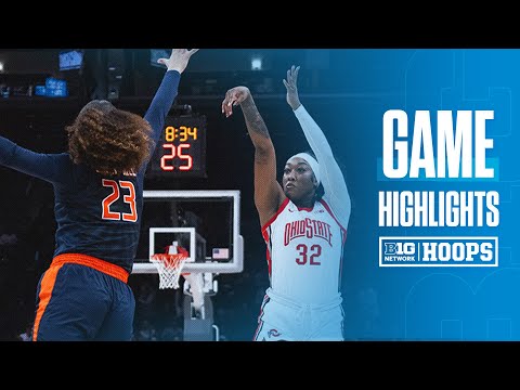 Illinois at Ohio State | Highlights | Big Ten Women's Basketball | 12/08/2024