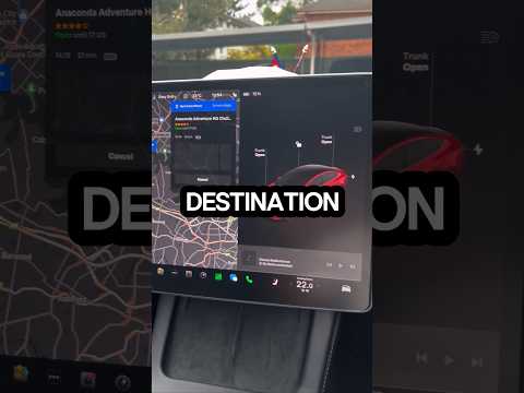 A very useful Tesla's Send Location to Car Feature 🚀 #Tesla #SendLocationToCar #TeslaTech #SmartCar