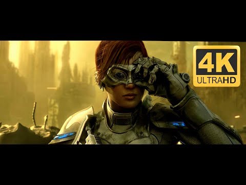 StarCraft 2 The Betrayal on Kerrigan Cinematic 4k Remastered with Machine Learning AI