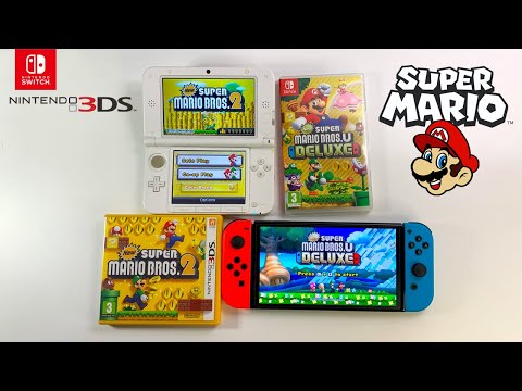 New Super Mario Bros Games on Nintendo Switch OLED and 3DS XL (Handheld)