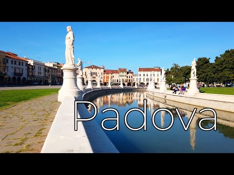 Прогулка по Прекрасному старинному городу Италии, Падуя. Walk around the town of Padua, Italy