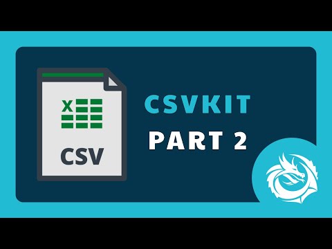 CSVkit Tutorial 2 - Viewing CSV files with csvlook