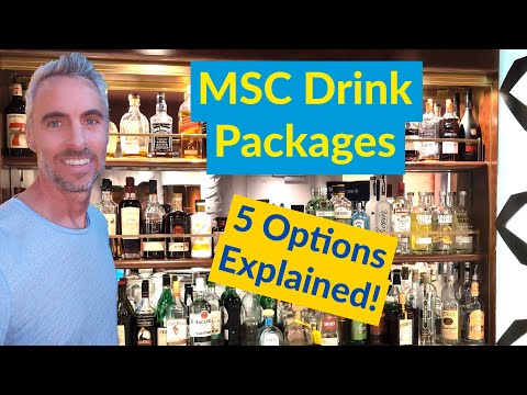 LOTS of Drink Package Options on MSC! See if YOU Can Save Money! | MSC Cruises