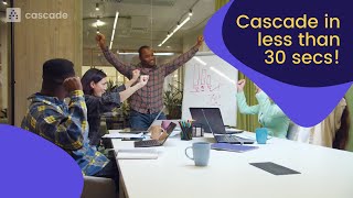 Cascade strategy execution software in less than 30 seconds!