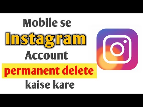 How to delete Instagram account permanently