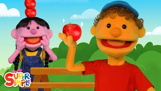 10 Apples On My Head | Kids Songs | Super Simple Songs