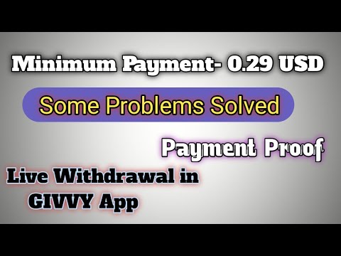 Live Payment Proof of Givvy App || Problems Solved || Instant Withdrawal.