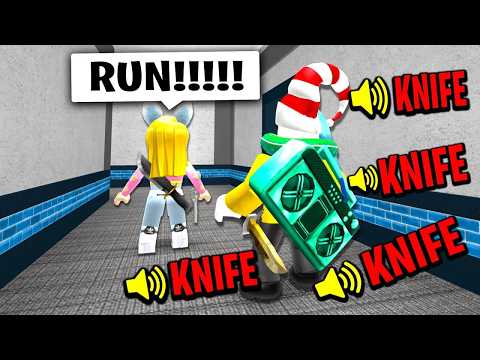 Trolling with FAKE SOUNDS from radio in MM2.. (Roblox Movie)