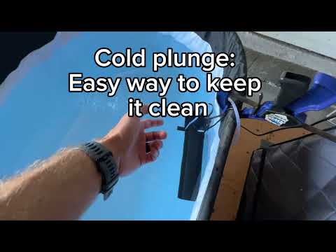 ★★★★★ Susbie Cold Plunge Hack: How to keep cold plunges clean! (save money on water)