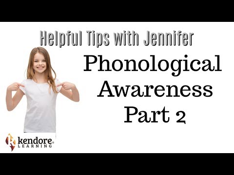 What is Phonological Awareness? Part 2⎪Kendore Learning/Syllables Learning Center