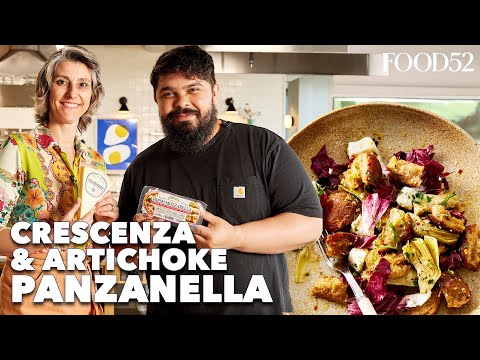 Crescenza & Artichoke Panzanella | Food52 + BelGioioso