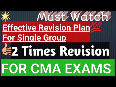 CMA INTER REVISION PLAN SINGLE GROUP