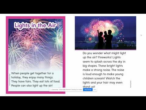 Unit 6.5  "Lights in the Air" Decodable Reader