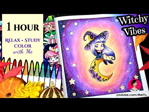 1 hr Cute Coloring + Mei Yu's #1 New Release Coloring Books & How to Draw Books, 1000+ Fan Colorings