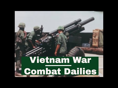 1967 9TH INFANTRY DIVISION IN VIETNAM   FLOATING ARTILLERY BASE HOWITZER OPERATIONS (SILENT)  83465