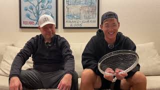 COACH ANDREW GU RACKET JOURNEY ENDS TODAY. WHICH TENNIS RACKET DID HE CHOICE AND WHY?