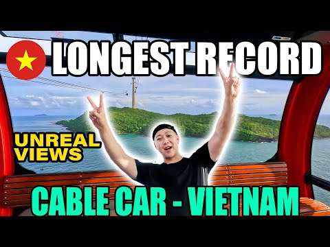 Phu Quoc cable car in Vietnam | Longest in the world 😲