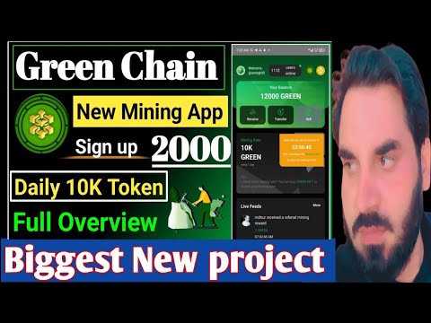 New Green Chain Mining Application!! Big project mining aap