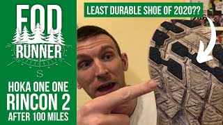 Hoka One One RINCON 2 REVIEW - After 100 MILES | FOD Runner