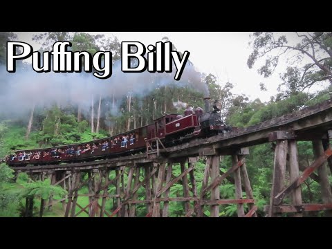 Puffing Billy Crossing Belgrave Viaduct | Melbourne