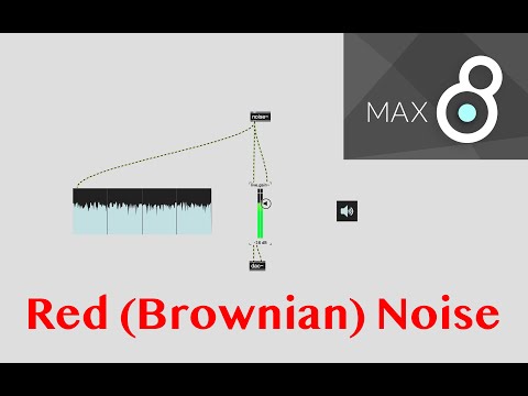 How to make Red Noise (Brownian) ~ Max Msp