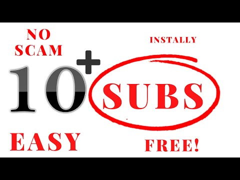 HOW TO GET 10 FREE SUBS INSTALLY (WORKING 2021) FREE!!(NO HACK OR DOWNLOAD) EASY!!(NO SCAM)