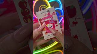 I got my hands on it 😭🎀 exclusive Amuse Hello Kitty Collab! #makeup #hellokitty #amuse #unboxing