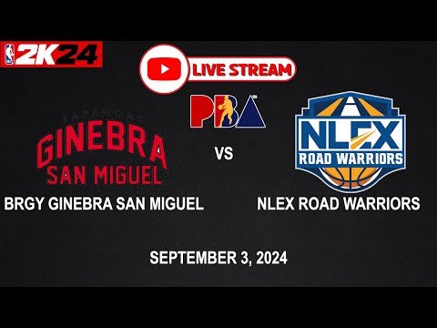 LIVE NOW! BRGY GINEBRA vs NLEX ROAD WARRIORS | PBA SEASON 49 | September 3, 2024 | CPU vs CPU