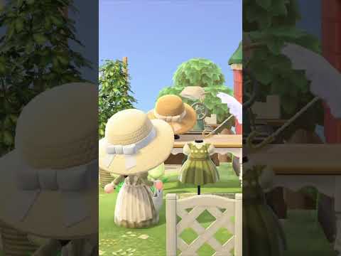 夕方のお出かけ👒🤍あつ森Vlog🌳 #あつ森 #animalcrossing #acnh