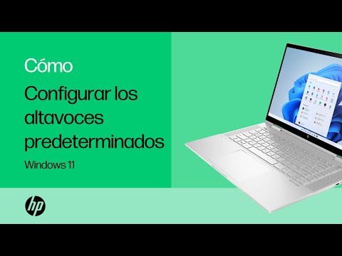 Cómo configurar los altavoces predeterminados en Windows 11 | HP Support