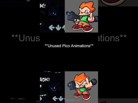 Unused/Hidden Pico Hey Animations (FNF PICO UPDATE) #fnf #shorts #fridaynightfunkin