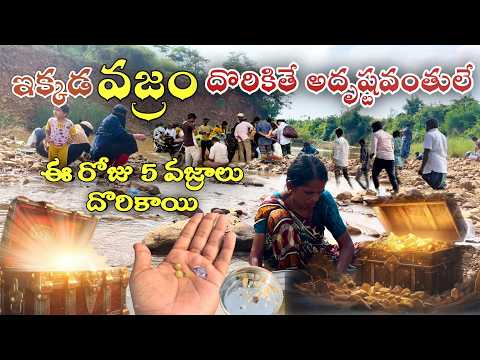 నల్లమల అడవిలో వజ్రాల వేట|Daimonds Found In Gajulapalli Nandyala District|Daimonds Hunting