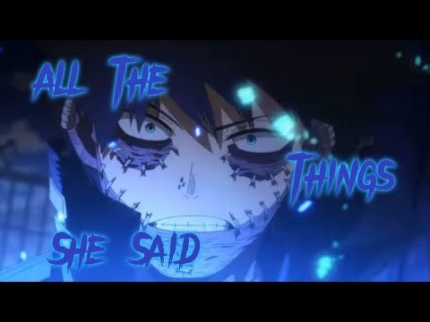 Touya Todoroki (All The Things She Said) edit