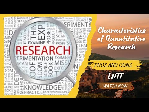 Characteristics of Quantitative Research #pros #cons #PracticalResearch2