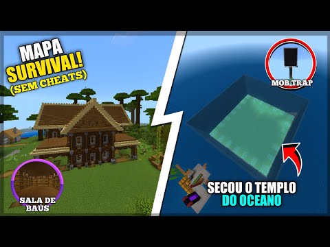 DOWNLOAD MAPA SURVIVAL (SEM CHEATS) COM FARMS, CONSTRUÇÕES E ITENS OPS - MOSTRANDO MAPAS #4