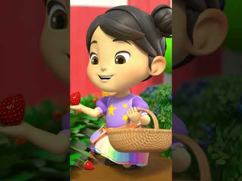 The Strawberry Picking Special Song #kidssongs #farmsongs #karaoke #happysong #Shorts #Viral