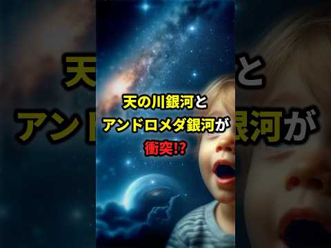 天の川銀河とアンドロメダ銀河が衝突?! #宇宙 #雑学