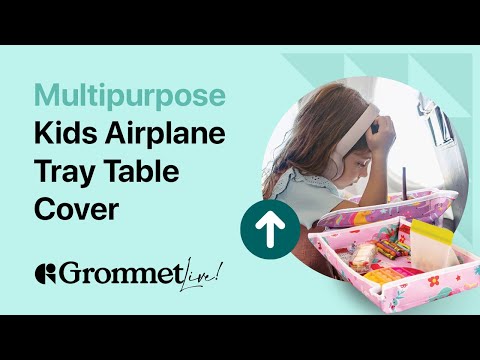 New Kids Airplane Tray Table Cover Help You Organize, Play and Sanitize on The Plane | Grommet Live