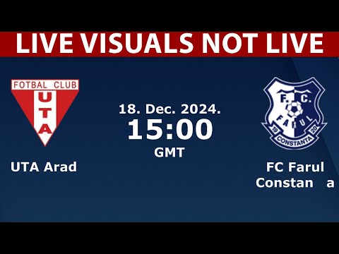 ⚽ UTA Arad vs Farul Constanța LIVE | Romanian Cup 2024