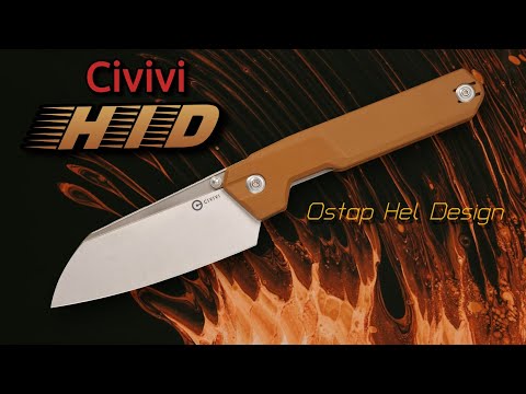 NEW Knife Design! Civivi HID Folding Chef's Knife: Dropping on 9/18!