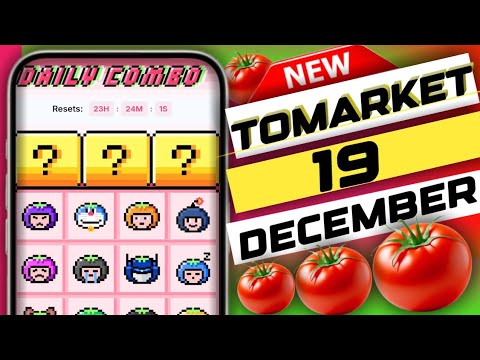 tomarket daily combo today 19 december | tomarket secret combo today | 2 market #tomarket