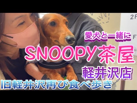 【デリカD5】③  愛犬と一緒にSNOOPY茶屋と旧軽井沢銀座通り