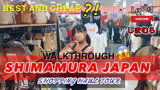 WALKTHROUGH SHIMAMURA JAPAN SHOPPING HAUL TOUR | LEY VLOG