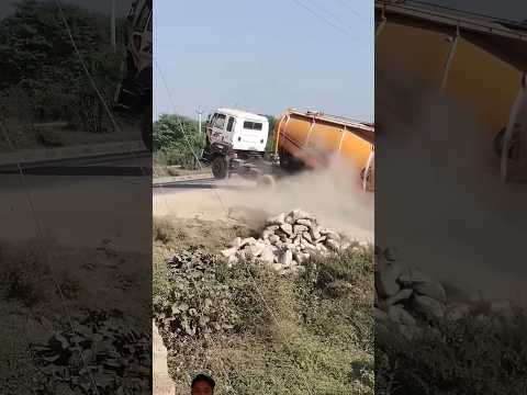 Power of Tata truck 🚒 #tata #jcb #highway #road #rj09sandeep #trending #gangsterrap