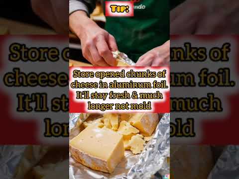 Store Opened Cheese| How to Store Cheese After Opening #shorts #shortsviral #trending #cheese #tips