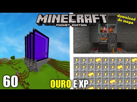 Mega FARM de OURO e XP + Download do MAPA - Minecraft Survival 1.19 #60 (Minecraft Bedrock)