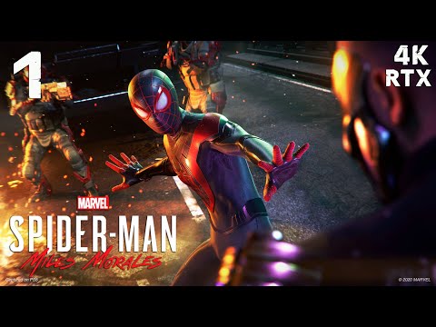 Marvel’s Spider-Man Miles Morales Walkthrough Gameplay Part 1 4K Ray Tracing PC No Commentary