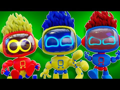 Robot Babies | D Billions Kids Songs