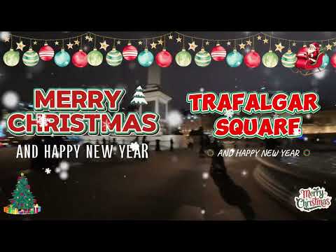 Christmas festive feeling at Trafalgar Square London